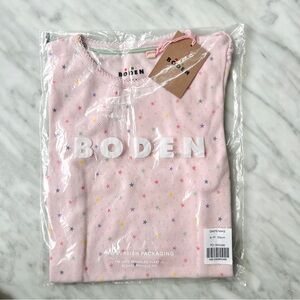 BODEN Girls Kids' Star Pointelle T-Shirt